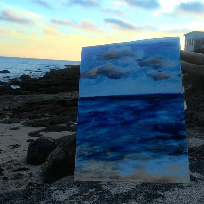 El mar y el pastel de Ana Mouga -dn